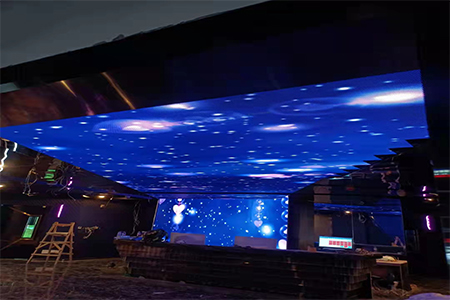 天津室內(nèi)天花屏異形屏